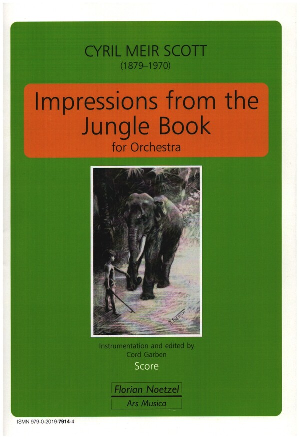 Impressions from the Jungle Book  for orchestra (speaker ad lib)  score