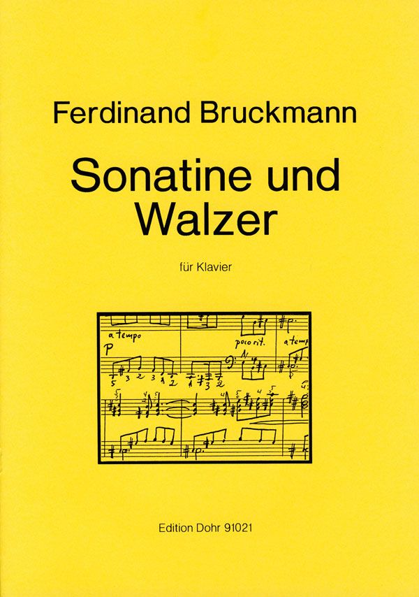 Sonatine und Walzer&nbsp;&nbsp;für Klavier&nbsp;&nbsp;