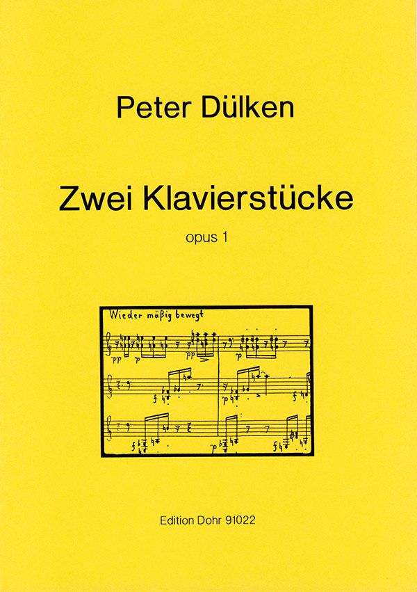 2 Klavierstücke op.1&nbsp;&nbsp;&nbsp;&nbsp;