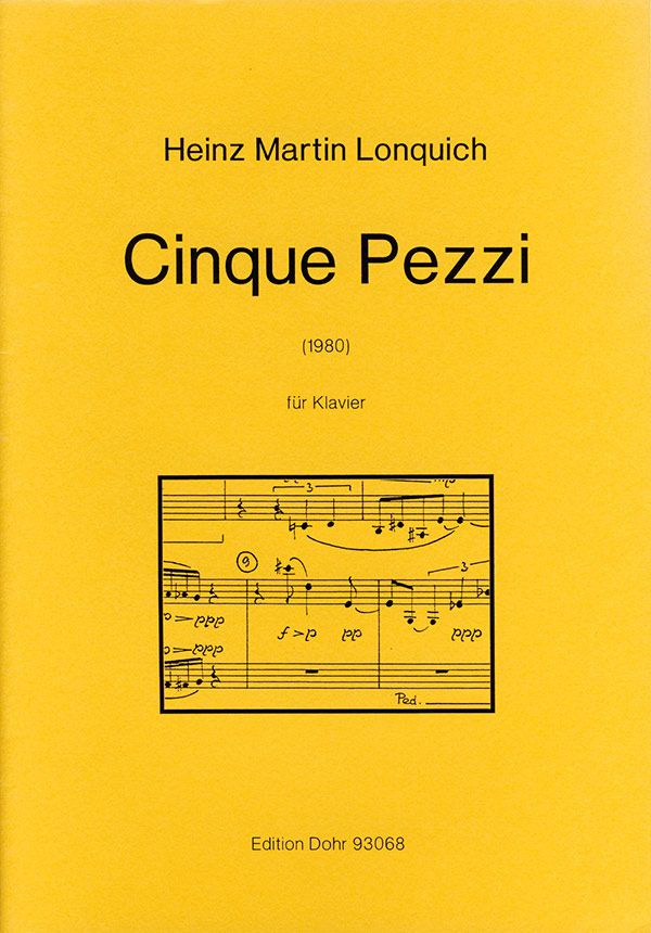5 Pezzi (1980)  für Klavier  