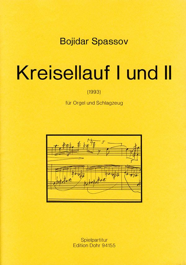 Kreisellauf 1 und 2 für Orgel&nbsp;&nbsp;und Schlagzeug&nbsp;&nbsp;Spielpartitur