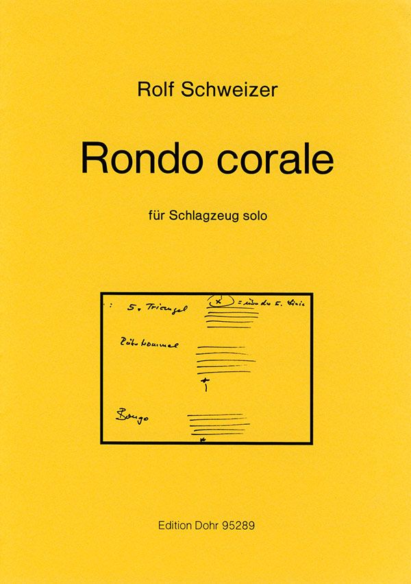 Rondo corale  für Schlagzeug solo  