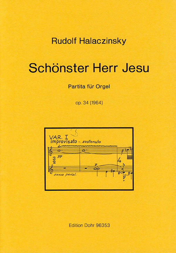 Schönster Herr Jesu op. 34 (1964) -Partita für O    
