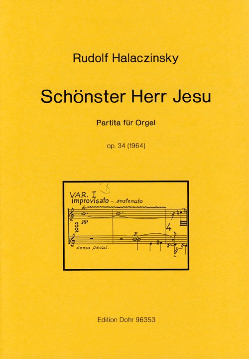 Schönster Herr Jesu op. 34 (1964) -Partita für O    
