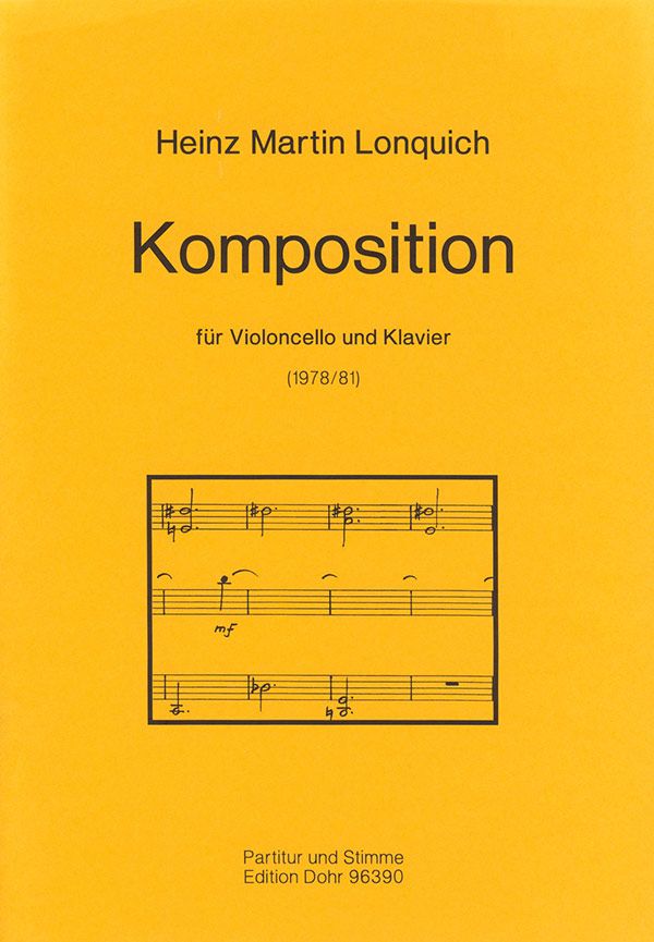 Komposition für Violoncello und Klavier (1978    