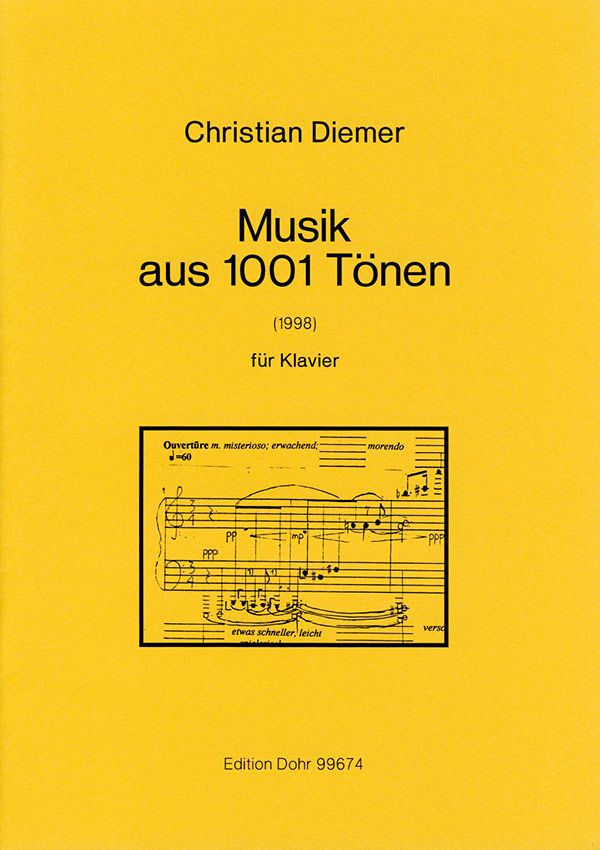 Musik aus 1001 Tönen (1998)  für Klavier  