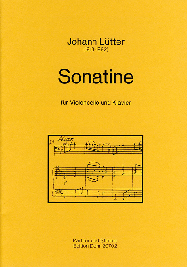 Sonatine für Violoncello und Klavier&nbsp;&nbsp;&nbsp;&nbsp;