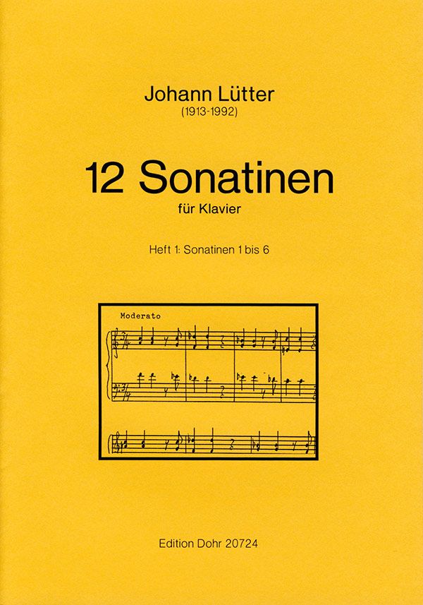 12 Sonatinen Band 1 (Nr.1-6)  für Klavier  