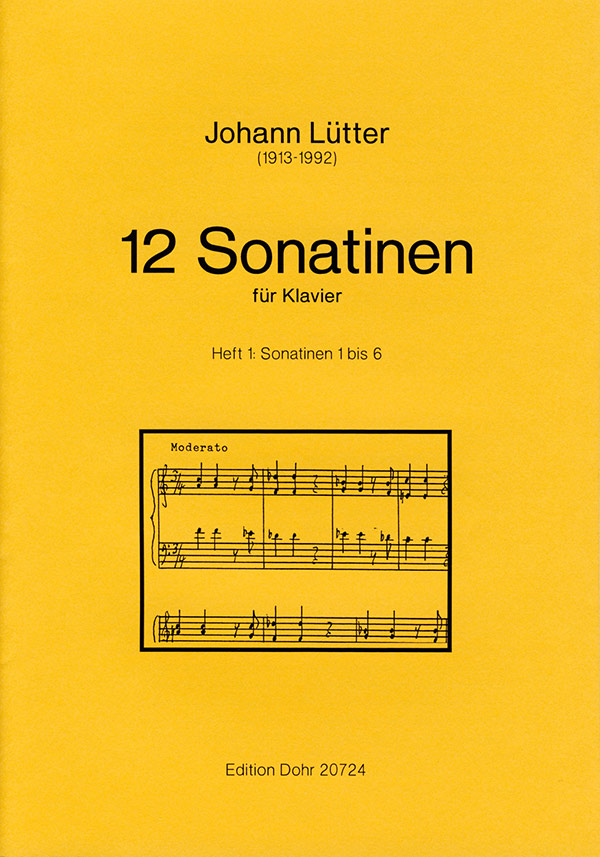 12 Sonatinen Band 1 (Nr.1-6)&nbsp;&nbsp;für Klavier&nbsp;&nbsp;