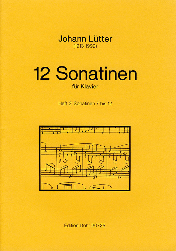 12 Sonatinen Band 2 (Nr.7-12)&nbsp;&nbsp;für Klavier&nbsp;&nbsp;