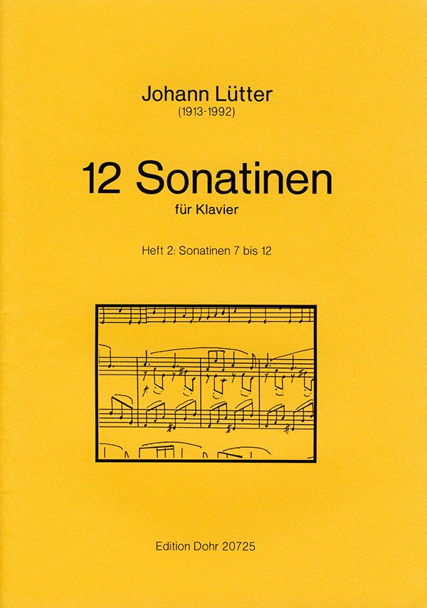 12 Sonatinen Band 2 (Nr.7-12)  für Klavier  