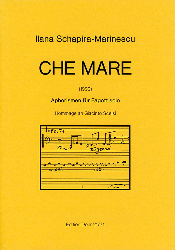 Che Mare für Fagott&nbsp;&nbsp;&nbsp;&nbsp;