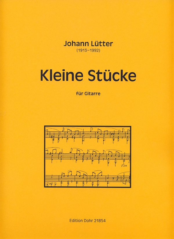 Kleine Stücke&nbsp;&nbsp;für Gitarre&nbsp;&nbsp;