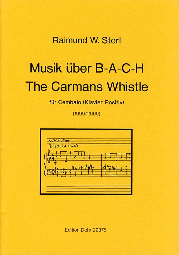 Musik über B-A-C-H für Cembalo  (Orgel/Klavier)  