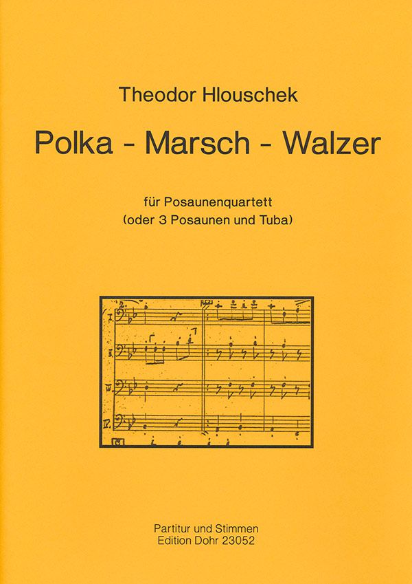 3 Stücke für 4 Posaunen  (3 Posaunen und Tuba)  Partitur und Stimmen