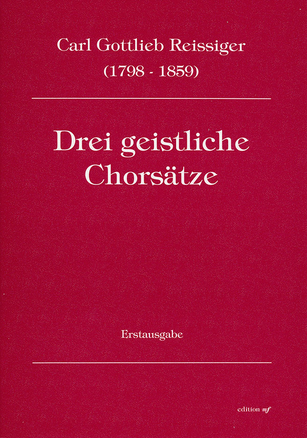 3 geistliche Chorsätze  für gem Chor, Streichorchester und Orgel  Partitur