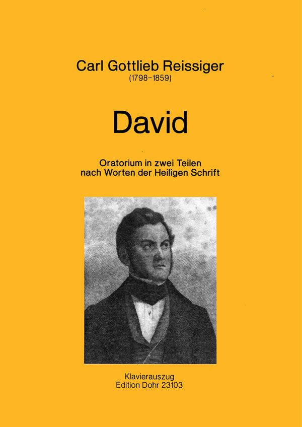 David für Soli, gem Chor und Orchester  Klavierauszug  