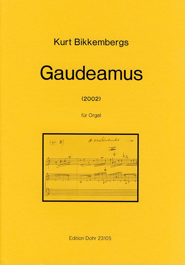 Gaudeamus  für Orgel  