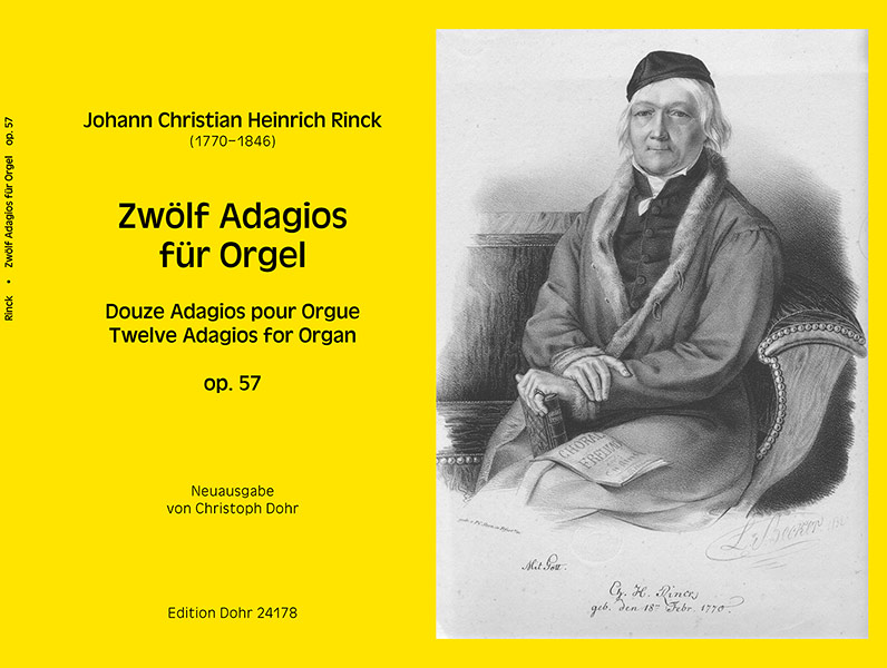 Zwölf Adagios op.57  für Orgel  