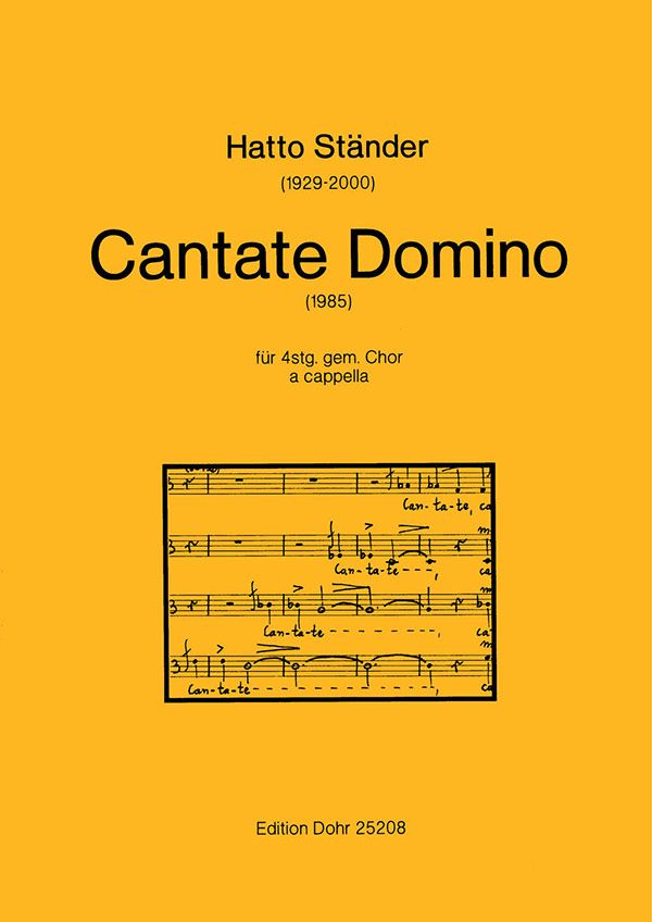 Cantate Domino (1985)&nbsp;&nbsp;für gem Chor a cappella&nbsp;&nbsp;Chorpartitur