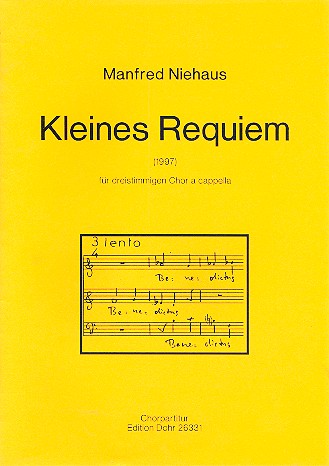 Kleines Requiem für gem Chor&nbsp;&nbsp;a cappella,  Chorpartitur&nbsp;&nbsp;