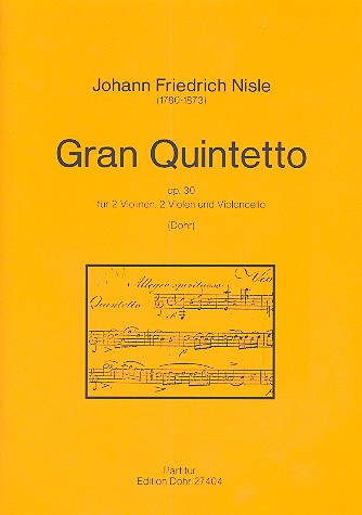 Gran Quintetto op.30 für 2 Violinen,  2 Violen und Violoncello  Partitur