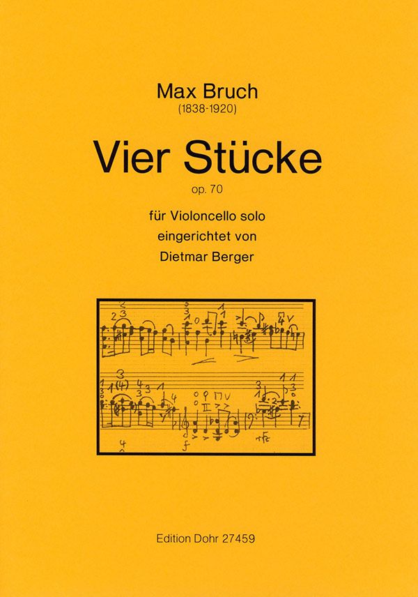 4 Stücke op.70 für Violoncello    