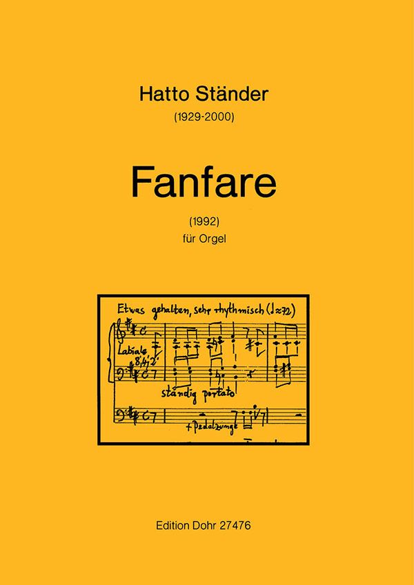 Fanfare&nbsp;&nbsp;für Orgel&nbsp;&nbsp;