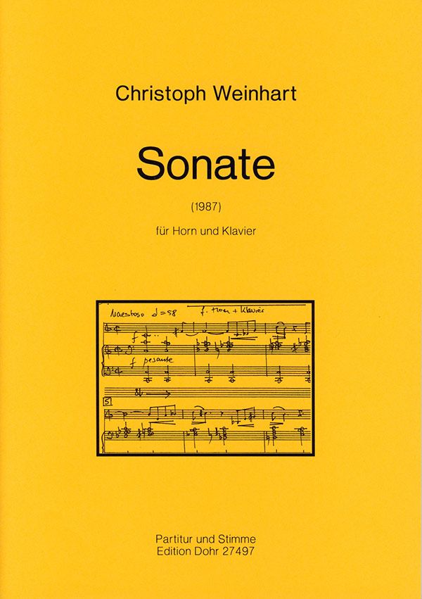 Sonate für Horn und Klavier&nbsp;&nbsp;&nbsp;&nbsp;