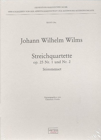 Streichquartett op.25,1 und op.25,2  Stimmen  