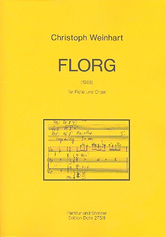 Florg für Flöte und Orgel&nbsp;&nbsp;&nbsp;&nbsp;