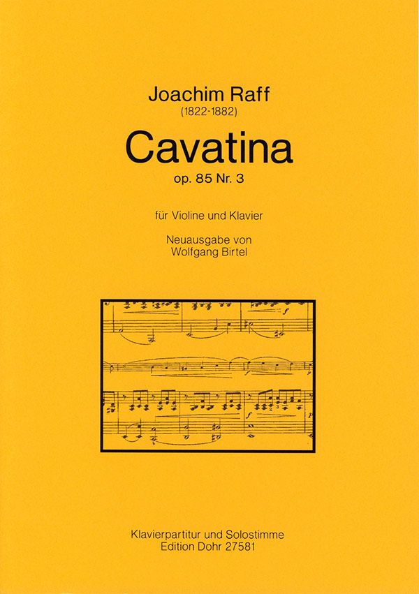 Cavatina op.85,3  für Violine und Klavier  