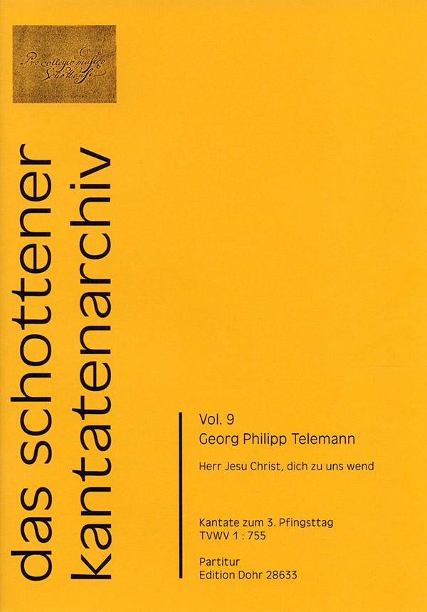 Herr Jesu Christ dich zu uns wend TWV1:755&nbsp;&nbsp;für Soli, gem Chor, 2 Violinen, Viola und Bc&nbsp;&nbsp;Partitur