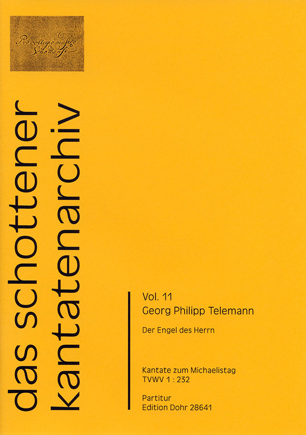 Der Engel des Herrn TWV1:232 für Soli,&nbsp;&nbsp;gem Chor, 2 Hörner, 2 Violinen, Viola und Bc&nbsp;&nbsp;Partitur
