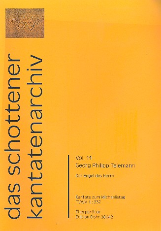 Der Engel des Herrn TWV1:232 für Soli,&nbsp;&nbsp;gem Chor, 2 Hörner, 2 Violinen, Viola und Bc&nbsp;&nbsp;Chorpartitur