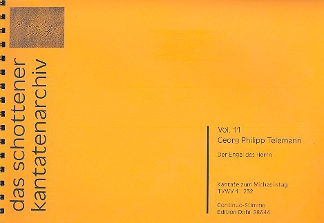 Der Engel des Herrn TWV1:232 für Soli,&nbsp;&nbsp;gem Chor, 2 Hörner, 2 Violinen, Viola und Bc&nbsp;&nbsp;Orgel/Continuo