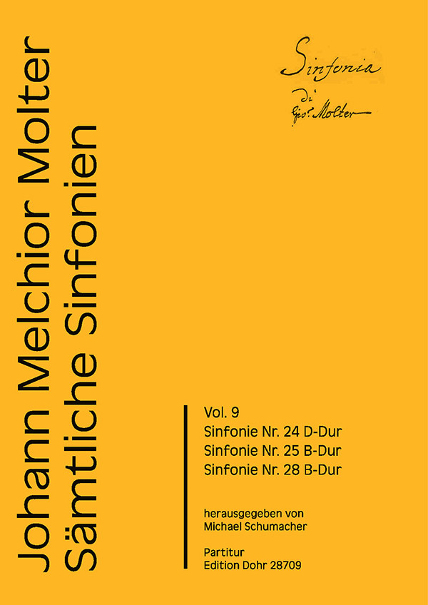 Sämtliche Sinfonien Band  9 - Sinfonien Nr.24, 25 und 28&nbsp;&nbsp;für Orchester&nbsp;&nbsp;Partitur