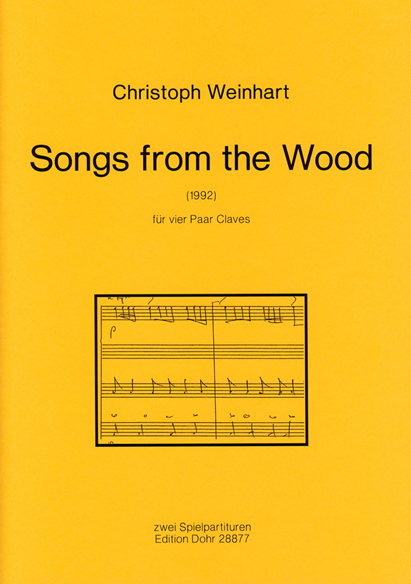 Songs from the Wood für 4 Paar Claves&nbsp;&nbsp;2 Spielpartituren&nbsp;&nbsp;