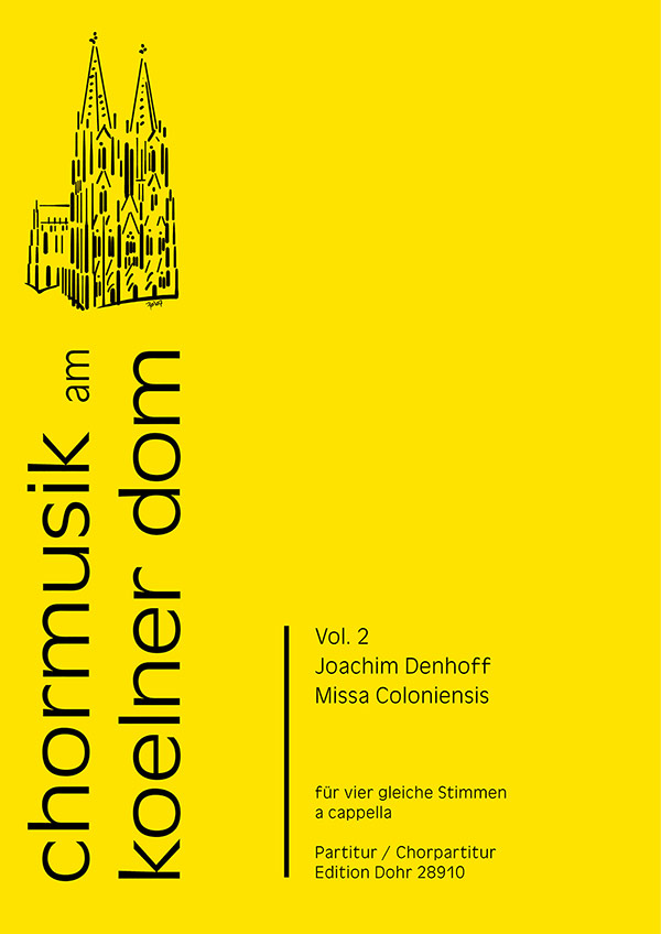 Missa Coloniensis für gem Chor a cappella  Partitur  