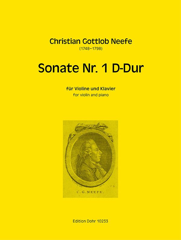 Sonate D-Dur Nr.1  für Violine und Klavier  