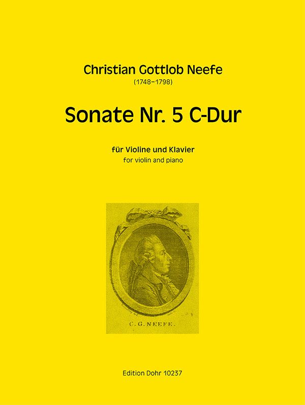 Sonate C-Dur Nr.5  für Violine und Klavier  