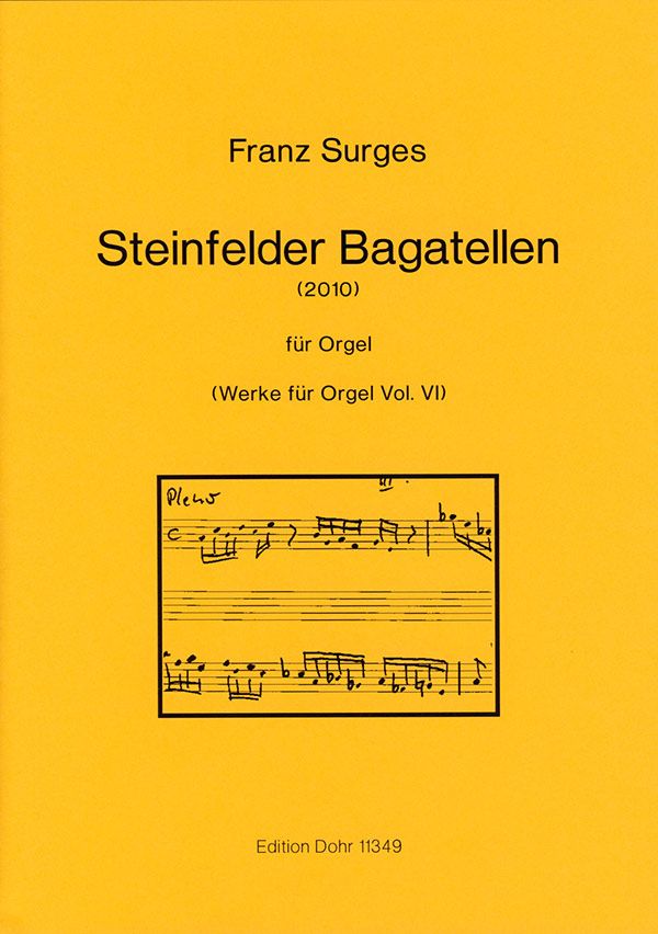 Steinfelder Bagatellen  für Orgel  