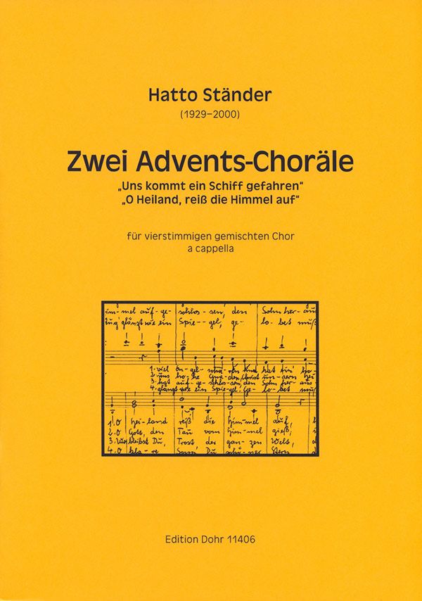 2 Advents-Choräle&nbsp;&nbsp;für gem Chor a cappella&nbsp;&nbsp;Partitur