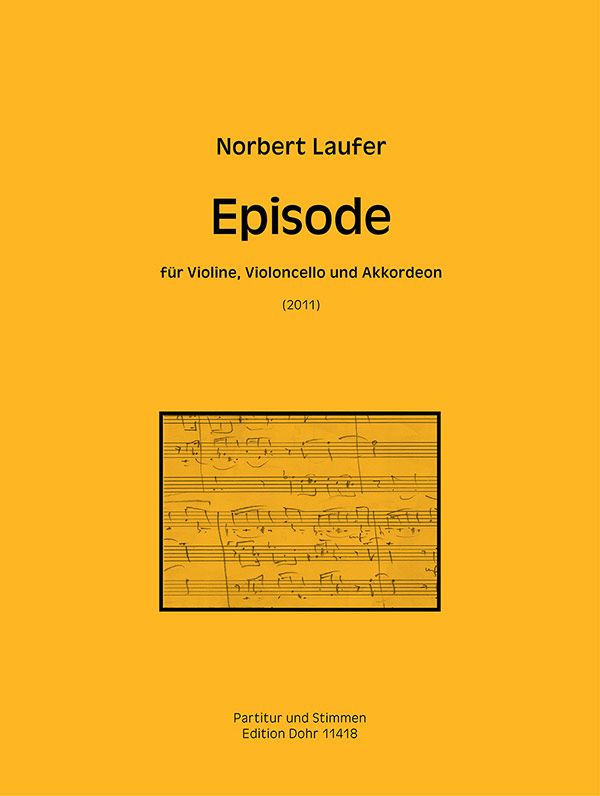 Episode  für Violine, Violoncello und Akkordeon  Stimmen