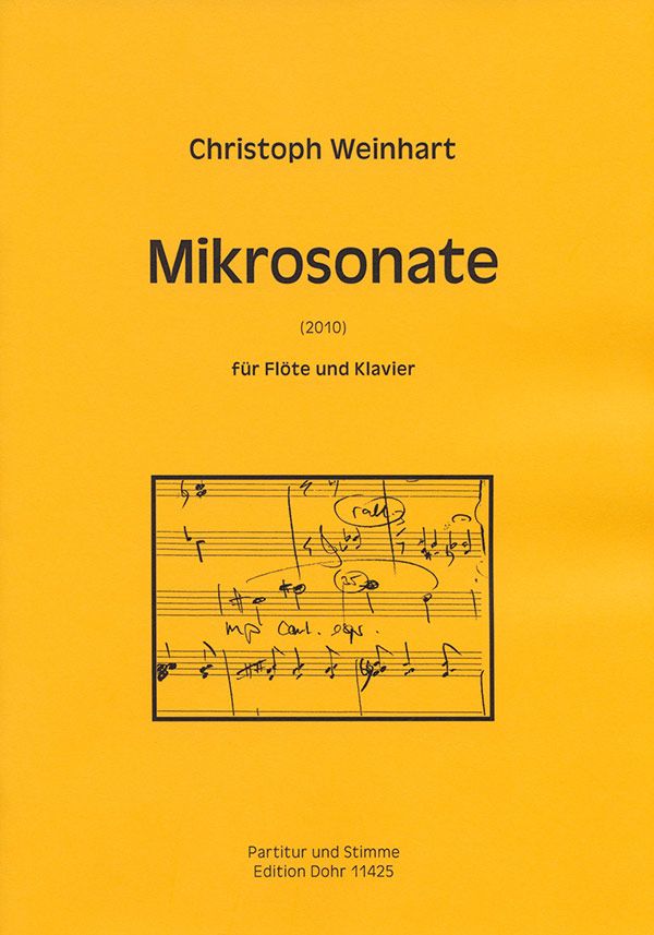 Mikrosonate für Flöte und Klavier&nbsp;&nbsp;&nbsp;&nbsp;