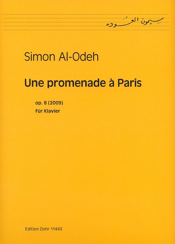 Une promenade à Paris op.8  für Klavier  