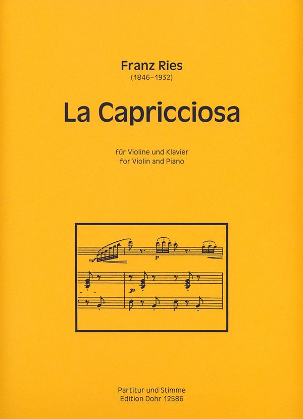 La Capricciosa&nbsp;&nbsp;für Violine und Klavier&nbsp;&nbsp;