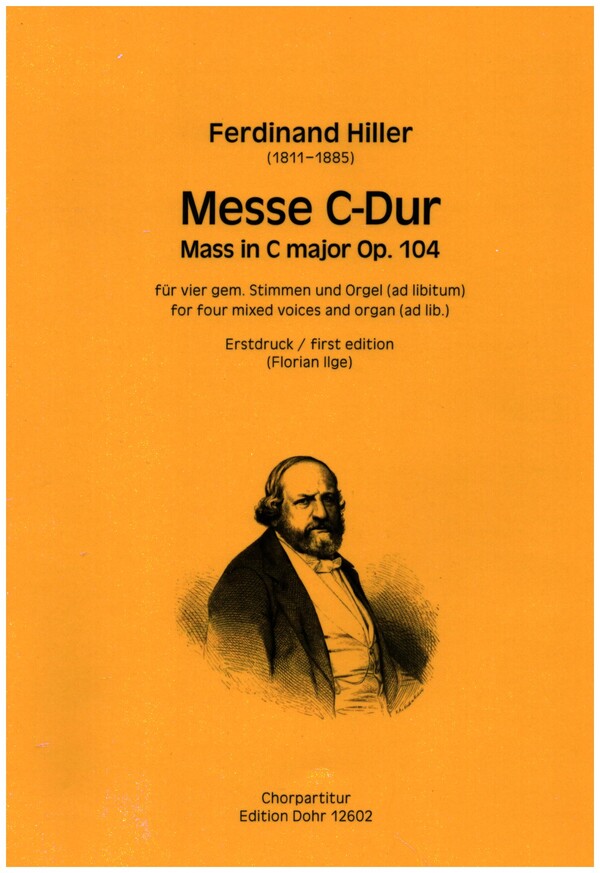 Messe C-Dur op.104  für gem Chor und Orgel ad lib  Chorpartitur