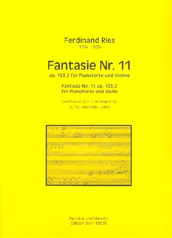 Fantasie Nr.11 op.133,2  für Violine und Klavier  