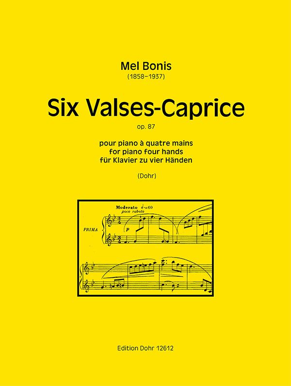 6 Valses-Caprice op.87  für Klavier zu 4 Händen  Spielpartitur